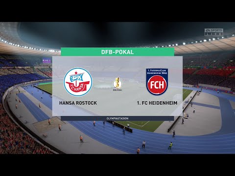⚽ Hansa Rostock vs 1. FC Heidenheim ⚽ | DFB Pokal (08/08/2021) | Fifa 21