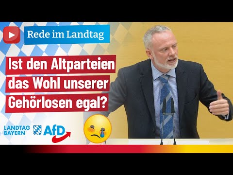 Ist den Altparteien das Wohl unserer Gehörlosen egal? Ulrich Singer
