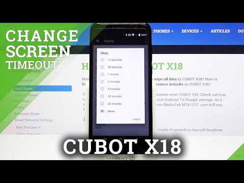 How to Change Screen Timeout on CUBOT X18 – Set Up Screen Timeout
