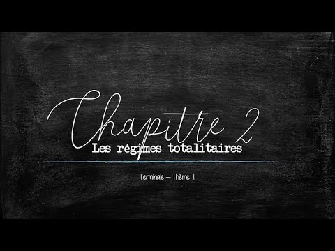 Terminale - Les régimes totalitaires