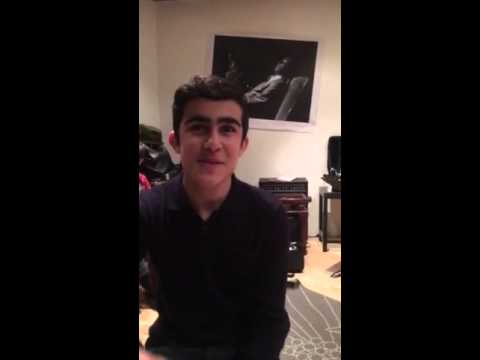 Raphaël, trompetiste, 14 ans, dans la classe de Pierre Badel