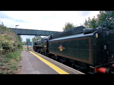 70000 Britannia |  BR Standard Class 7 | Shalford Station |  Sunset Steam Express | 18th July 2023