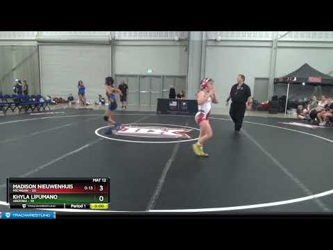 97 Lbs Round 2 (6 Team) - Madison Nieuwenhuis, Michigan Vs Khyla Lipumano, Arizona 7071