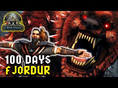 I Survived 100 Days in ARK Fjordur