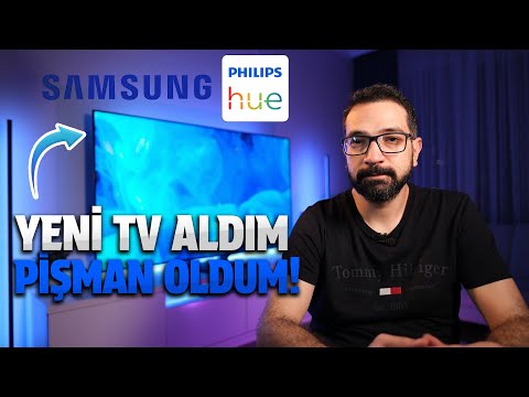 75 inç Samsung QLED TV aldım pişman oldum! Neyse ki Philips Hue Sync var!