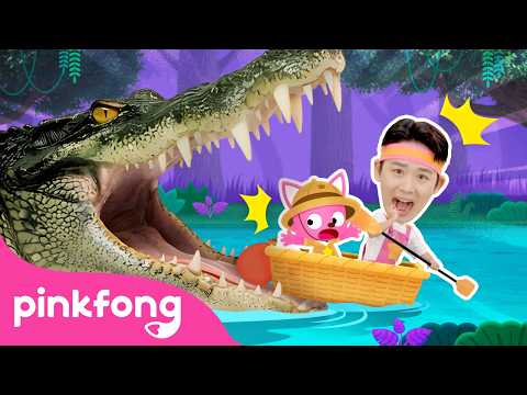 快逃！鱷魚來了！| 皓伊的遊樂場 | Pinkfong 官方 (Run Away from the Crocodiles! | Hoi’s Playground | Pinkfong Official)