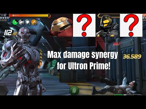 Insane synergy team for Ultron! Indefinite attack buff! | Marvel Contest Of Champions