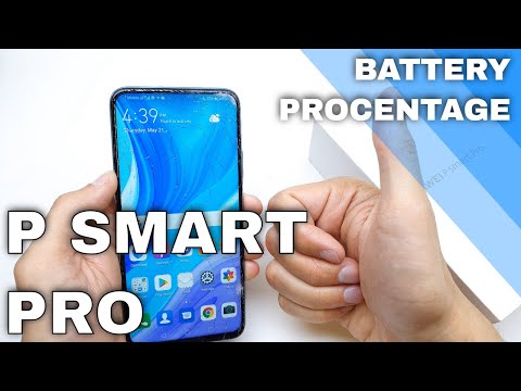 How to ENABLE Battery Percentage in HUAWEI P Smart Pro