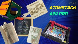 Unleashing Precision and Power AtomStack A24 Pro Laser Engraver & Cutter Review!