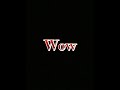 Wow Sound Effect