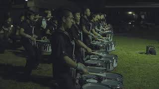 Chino Hills High School Drumline In the Lot Fall 2018 #1