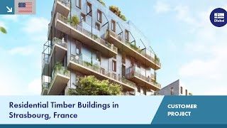 [FR] CP 001102 | Residential Timber Buildings in Strasbourg, France