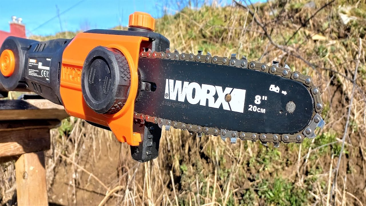 Pila Akumulatorowa do Gałęzi na wysięgniku Worx WG349E   #polesaw #pruner #chainsaw