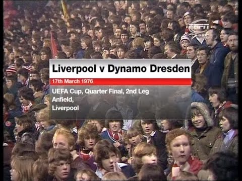 1975/76 - Liverpool v Dynamo Dresden (UEFA Cup Quarter Final 2nd Leg - 17.3.76)
