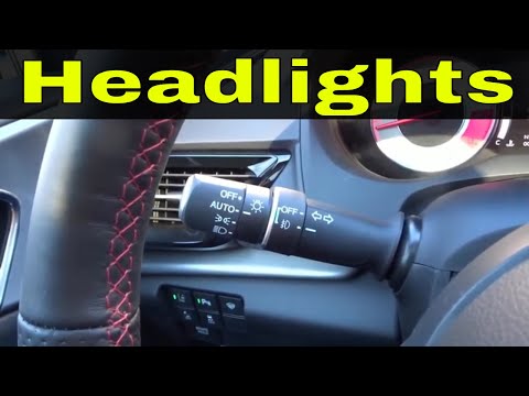 How To Operate Headlights In An Acura RDX-Easy Tutorial