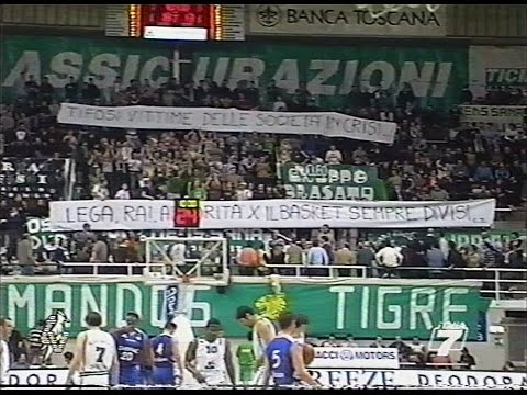 Serie A 2002/'03 Montepaschi Siena - Fabriano Basket 96-74