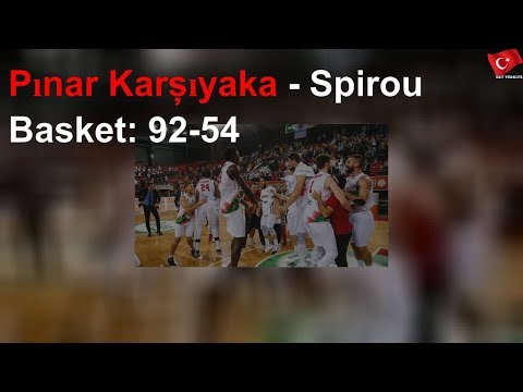 Pınar Karşıyaka - Spirou Basket: 92-54