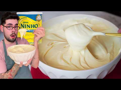 RECHEIO MOUSSE DE NINHO PARA BOLOS E TORTAS | SUPER CREMOSO