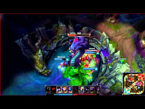 Singed gets pulled into the pit