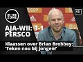 Klaassen over contract Brobbey bij Ajax: 'Teken nou bij jongen!'