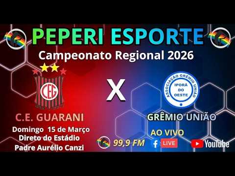 Guarani 0 X 0 Grêmio União | Campeonato Regional 2026