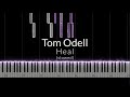 Tom Odell - Heal (slowed) Piano Tutorial