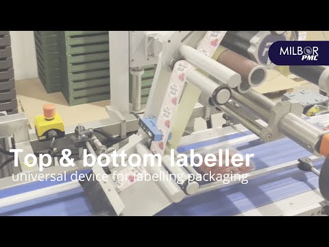 Top & bottom labeller: precision and efficiency in packaging | Milbor PMC