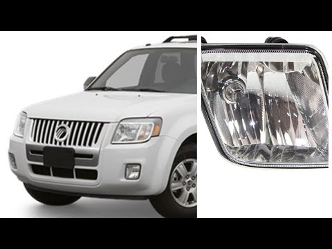 how to replace fog driving light 2005 2011 Mercury Mariner. with special trick to make it easier