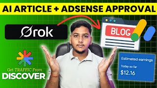 Get Google AdSense Approval By Writing Ai Content And Get Traffic From Discover Feed