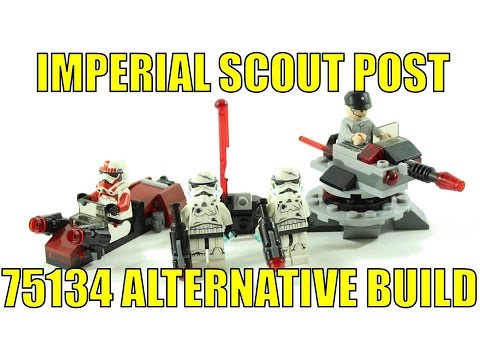 LEGO STAR WARS 75134 ALTERNATIVE BUILD IMPERIAL SCOUT POST Video