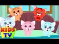 Five Little Kittens | English nursery rhymes for ...