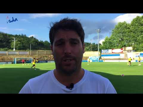 Asier Goiria en la presentación del equipo
