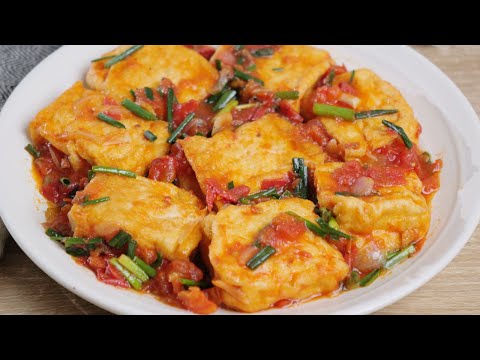 Đậu hũ sốt cà chua