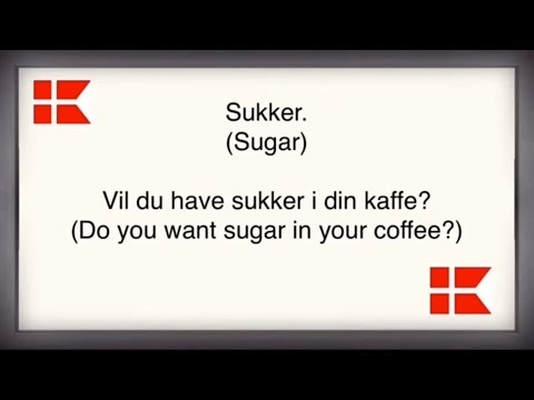 Learn Danish - 300 basic nouns with example sentences!
