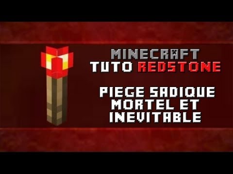 Tykem de KaegysTV - Minecraft Tutorial RedStone - Deadly and inevitable Sadistic Trap / bonus: the invisible secret passage