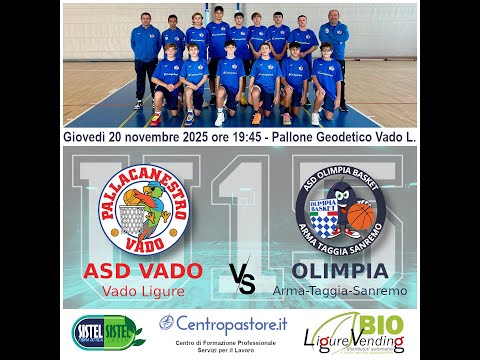 U15: Pallacanestro Vado Ligure vs Olimpia Basket - 20/11/2025