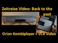 Zeitreise Video Orion Kombigerät VHS Und DVD Philips VCR Von 1971