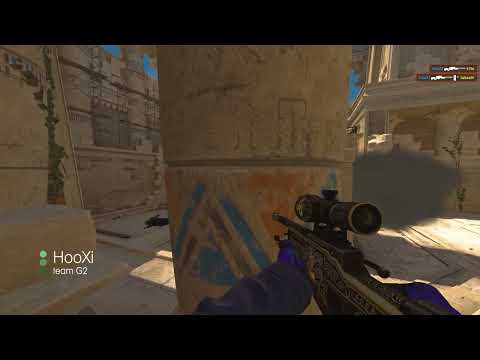 CSGO G2 HooXi 4 Kills AWP vs BIG Anubis IEM Katowice 2023