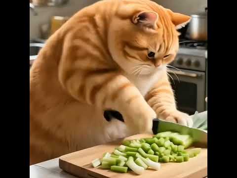 The Orange Cat: Between Revenge and Friendship💖#funny#cat #shorts #cat #vedio#like#subscribe