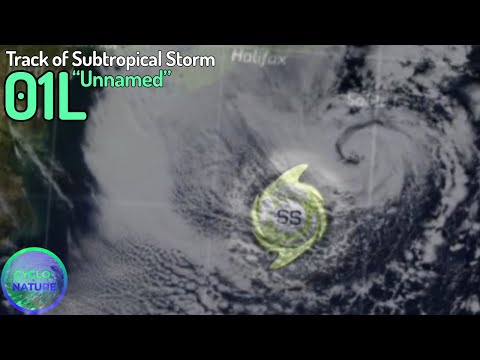 Track of Unnamed Subtropical Storm 01L (2023)