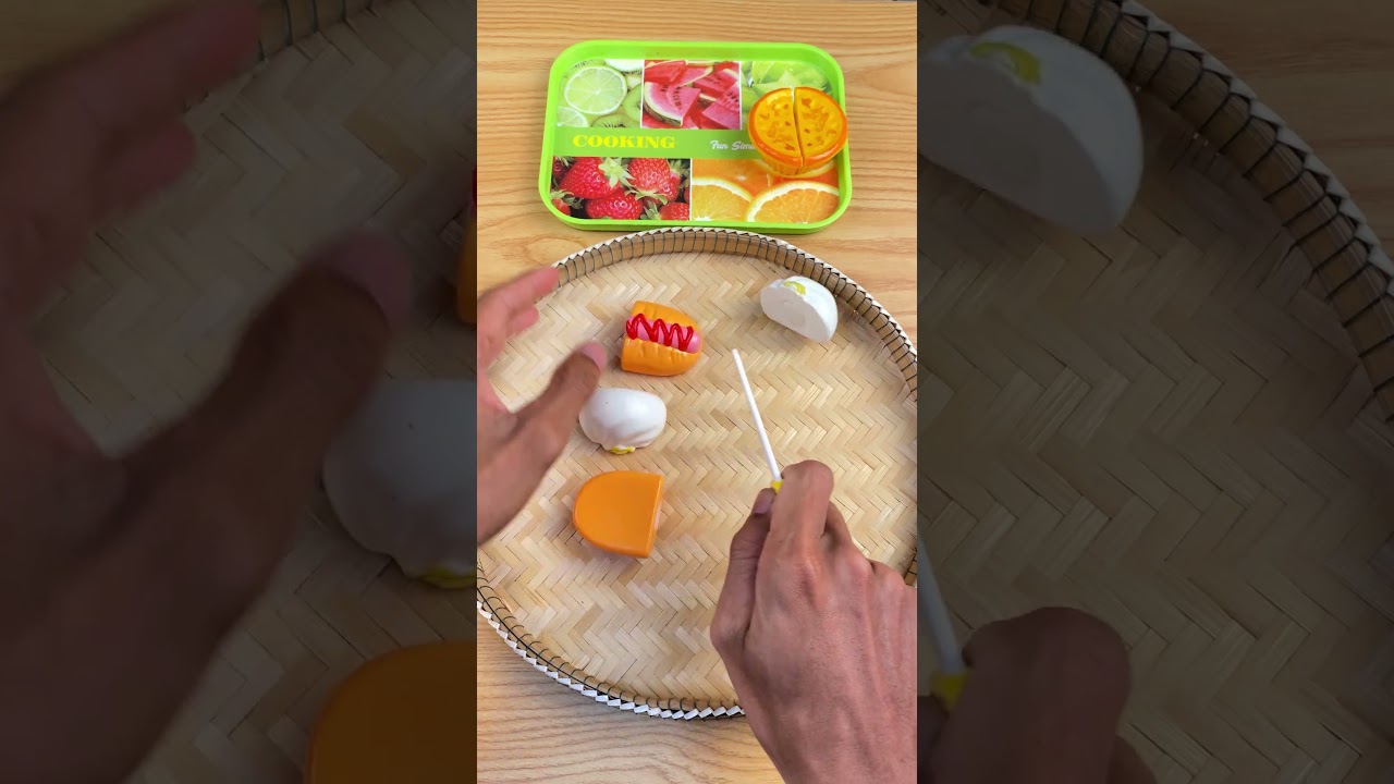Cool Satisfying Cutting Sound - ASMR Toy Fruit #shorts #asmr #shortfeed #asmrshorteed #ytshorts