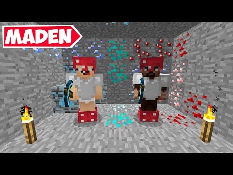 MODLU MADEN YAPTIK (EFSANE) !! 😱 Minecraft