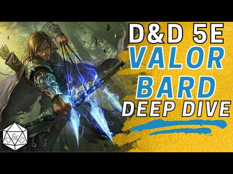 Complete Guide to College of Valor | Bard Subclass D&D 5e Deep Dive