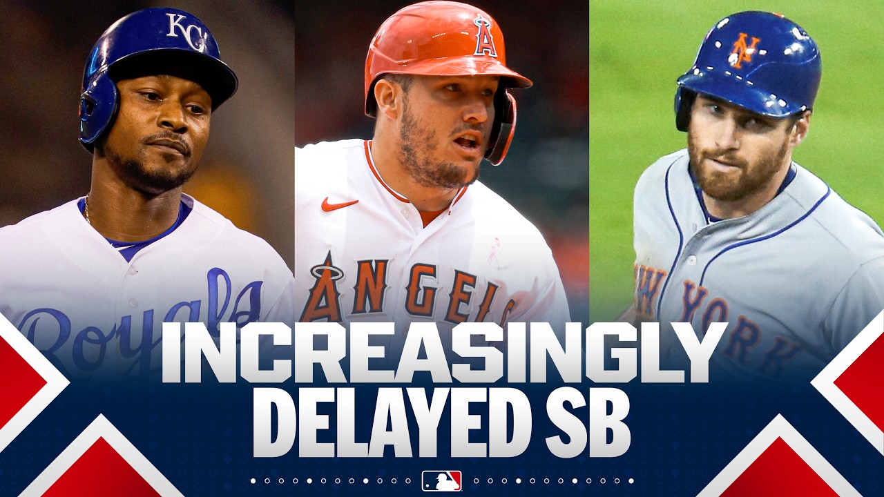 Increasingly delayed steals in MLB history! (Ft. Trout, Dyson, Rajai AND MORE) 🏃‍♂️🚦 MLB Highlights