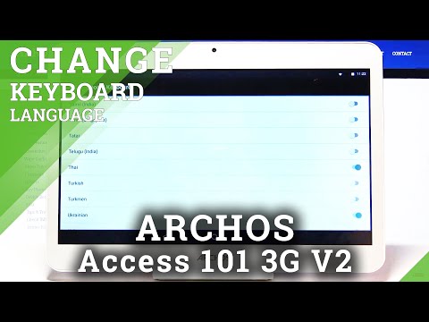 How to Change Keyboard Language in ARCHOS Access 101 3G V2 2020 – Adjust Keyboard Settings