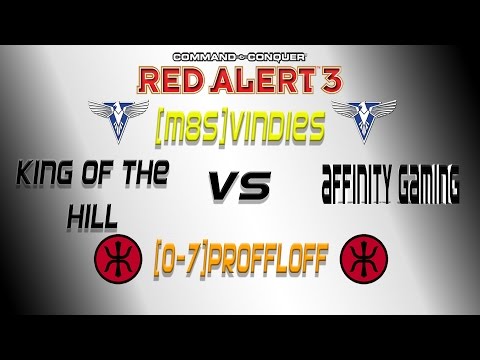 [0-7]Proffloff[E] vs [m8s]Vindies[A] King of the Hill challenge - Red Alert 3