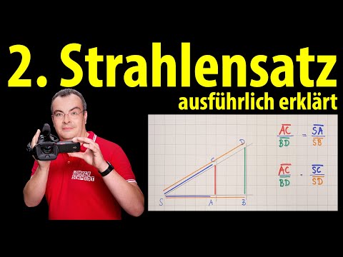 2. Theorem of Rays - explained slowly and in detail with many examples | Lehrerschmidt