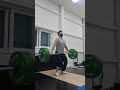 hang snatch 100kg * 3