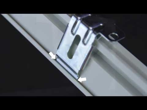 Part of a video titled Remove & Replace a Graber or Bali Cellular Honeycomb Shade