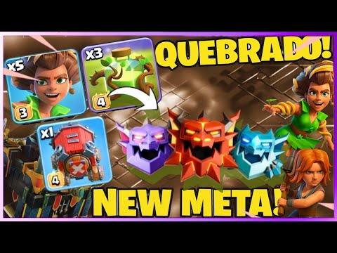HERA COM 3 RAÍZES - NOVO META ABSURDA DOS MELHORES PLAYERS 🔥 NOVA LENDA -  SOBROU TUDO!